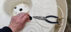 installing sink hole water table